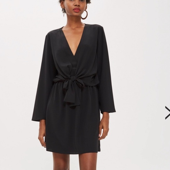 topshop tie dress